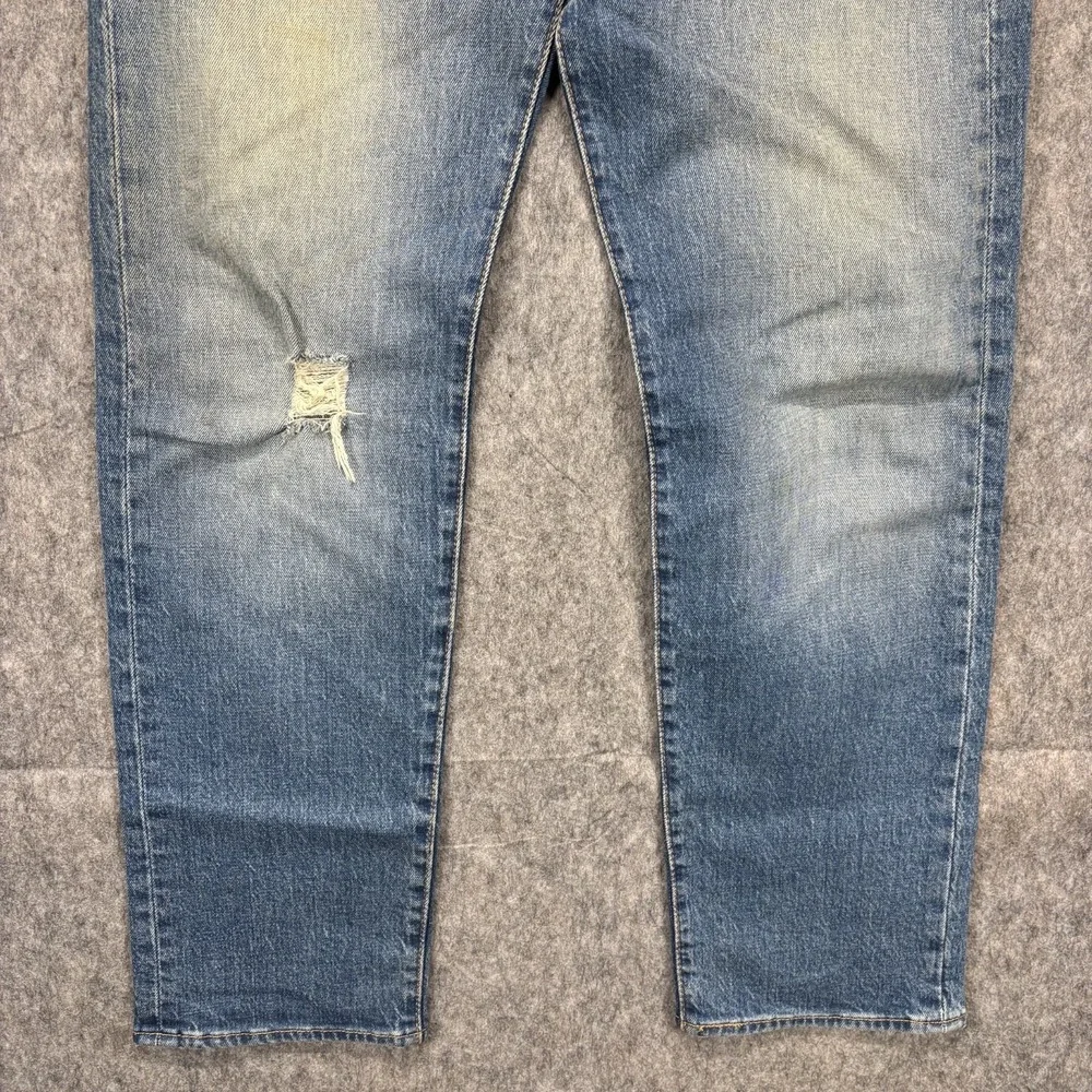 Levi's Premium 501 '93 Jeans Men's 30 x 32 Blue Distressed Button Fly Straight